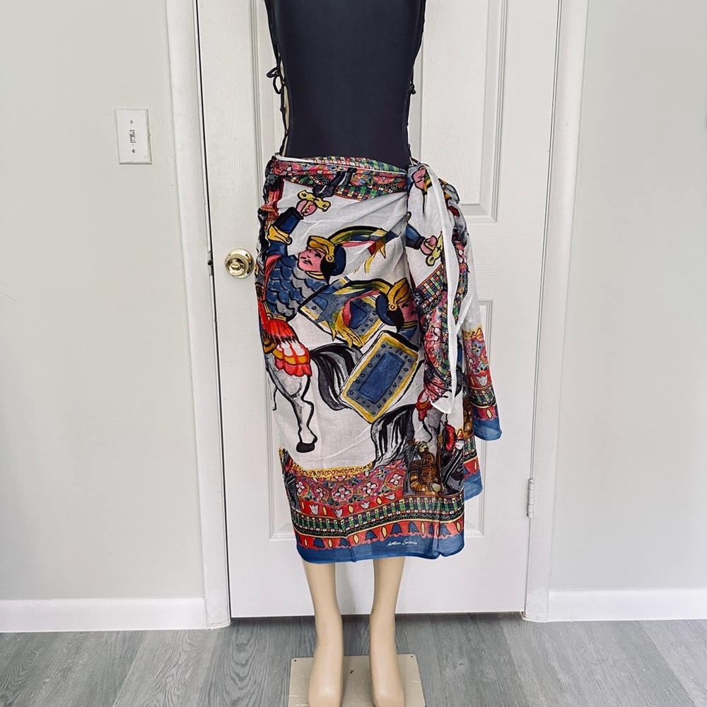 🇮🇹 Antica Sartoria by Giacomo
Cinque Fulard Pareo Wrap  From Positano Italy